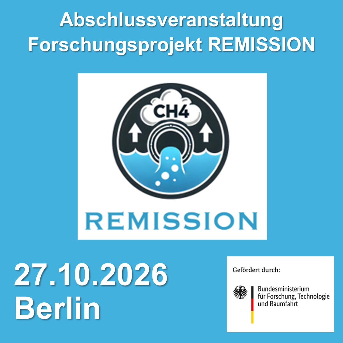 Absschlussveranstaltung „Methanemissionen aus der Kanalisation“